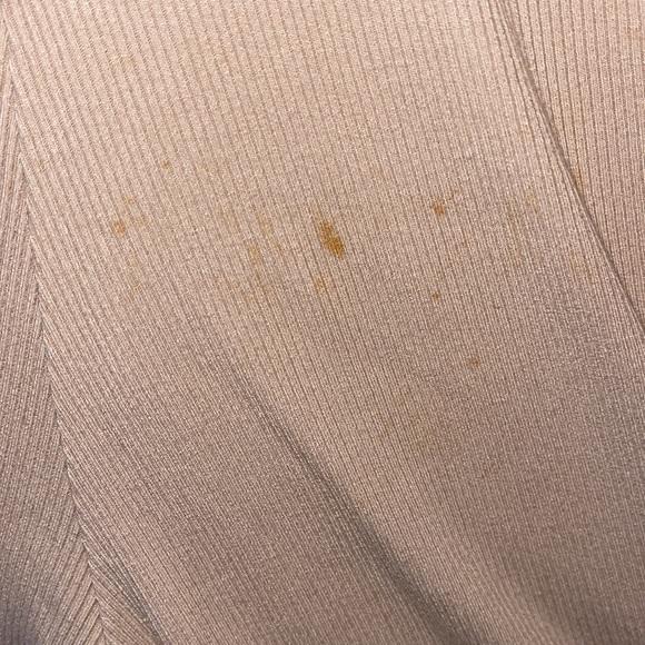 Beige Ribbed Pantsuit. Fashion Nova. Large. - Picture 9 of 15